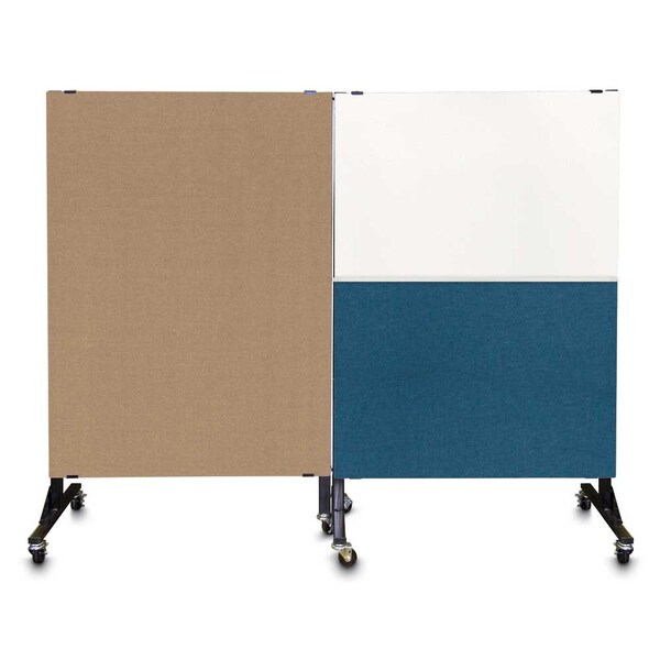 Sliding Door Indoor Enclosed Corkboard, 4